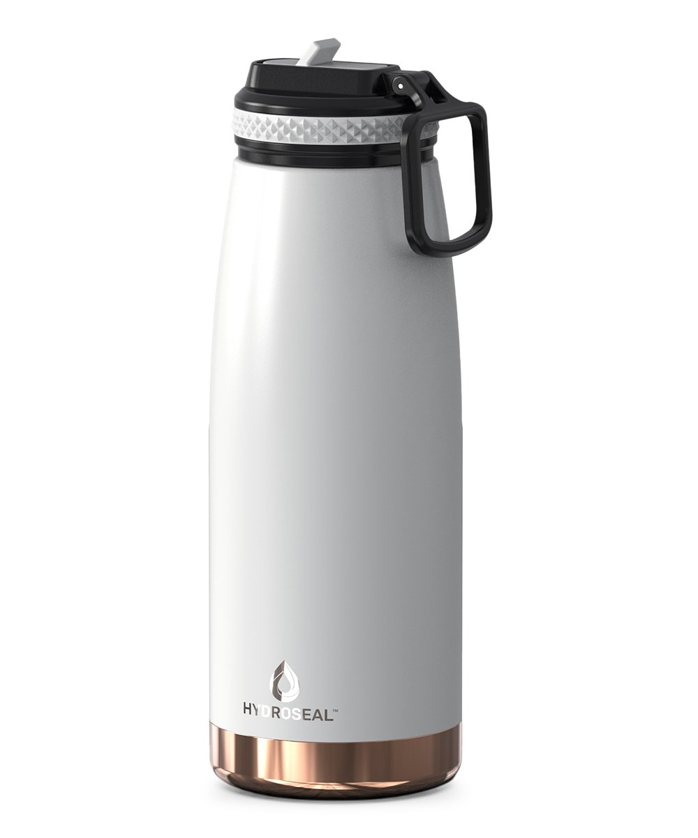 32 oz h2go Copper Vacuum Insulated Pine Bottle with Removable Strap Handle,  DW-23014 - Marco Promos